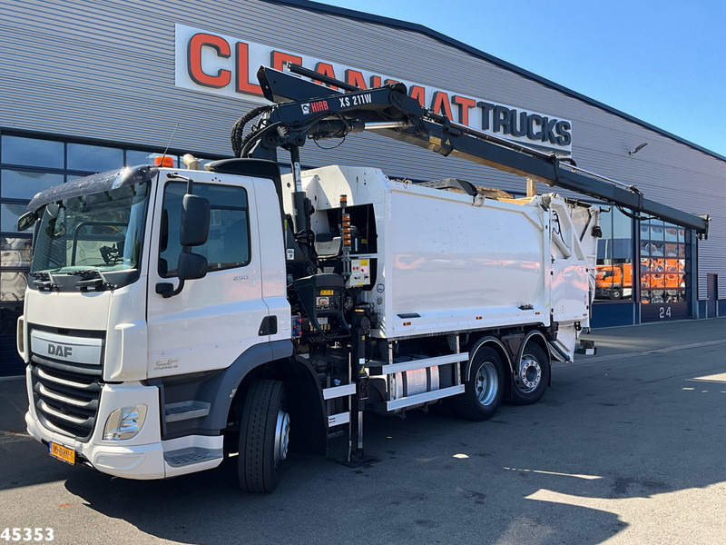 DAF FAN CF 290 Euro 6 Hiab 21 Tonmeter laadkraan - Камион за ѓубре: слика 1 DAF FAN CF 290 Euro 6 Hiab 21 Tonmeter laadkraan - Камион за ѓубре: слика 1