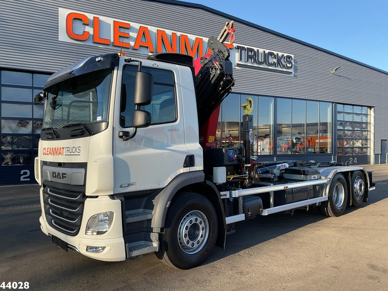 DAF FAN CF 340 Euro 6 HMF 18 Tonmeter laadkraan met lier Just 45.802 km! - Камион со кука за подигање, Камион со кран: слика 3 DAF FAN CF 340 Euro 6 HMF 18 Tonmeter laadkraan met lier Just 45.802 km! - Камион со кука за подигање, Камион со кран: слика 3