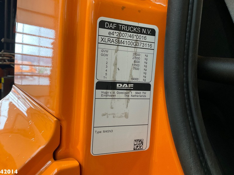 Лизинг на DAF FAN CF 340 Hiab 23 ton/meter laadkraan Welvaarts weighing system DAF FAN CF 340 Hiab 23 ton/meter laadkraan Welvaarts weighing system: слика 12