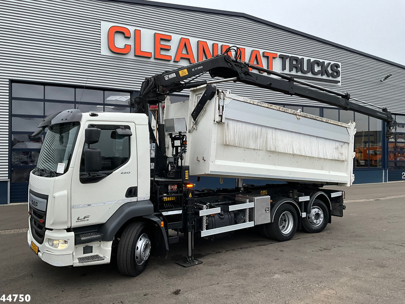 DAF FAN LF 220 Euro 6 Hiab 11 Tonmeter laadkraan Just 166.649 Km! - Кипер, Камион со кран: слика 1 DAF FAN LF 220 Euro 6 Hiab 11 Tonmeter laadkraan Just 166.649 Km! - Кипер, Камион со кран: слика 1