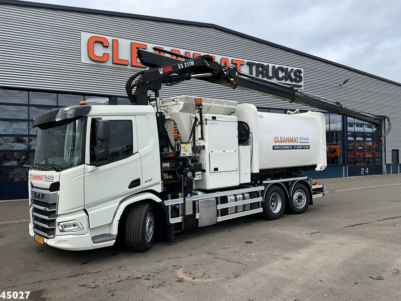 DAF FAN XD 340 Hiab 21 Tonmeter laadkraan - Камион за ѓубре: слика 1 DAF FAN XD 340 Hiab 21 Tonmeter laadkraan - Камион за ѓубре: слика 1