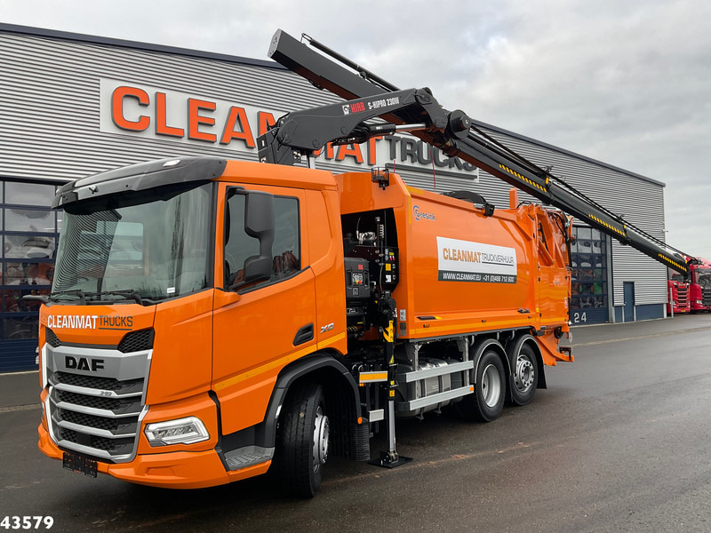DAF FAN XD 340 Hiab 23 Tonmeter laadkraan - Камион за ѓубре: слика 1 DAF FAN XD 340 Hiab 23 Tonmeter laadkraan - Камион за ѓубре: слика 1