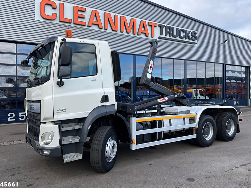 DAF FAT CF 410 Euro 6 6x4 Hyvalift 20 Ton haakarmsysteem - Камион со кука за подигање: слика 1 DAF FAT CF 410 Euro 6 6x4 Hyvalift 20 Ton haakarmsysteem - Камион со кука за подигање: слика 1