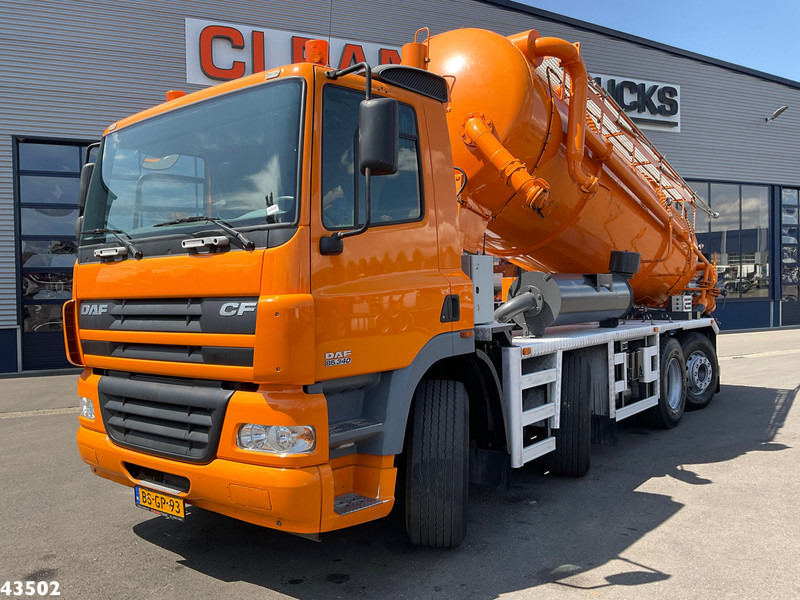 DAF FAX 85 CF 340 Droge stoffen blaas installatie Just 21.613 km! - Вакуумски камион: слика 1 DAF FAX 85 CF 340 Droge stoffen blaas installatie Just 21.613 km! - Вакуумски камион: слика 1