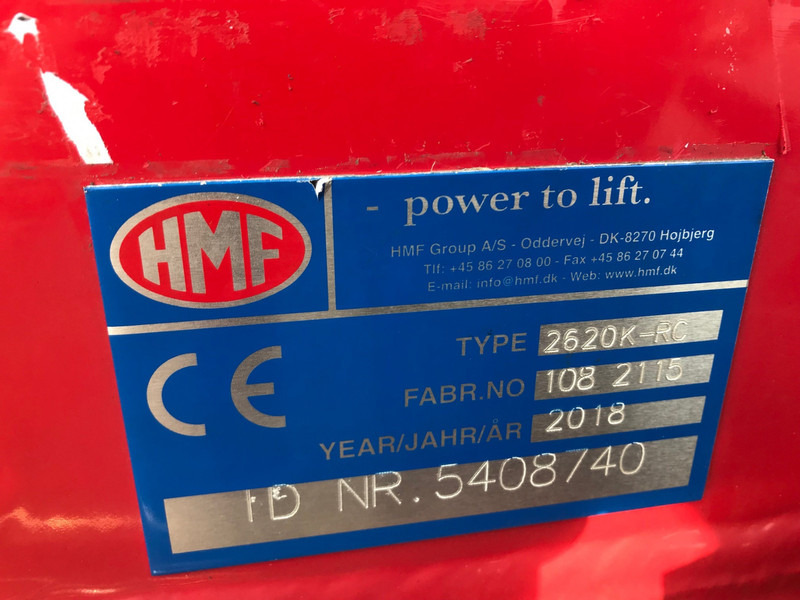 HMF 2620K-RC NEW AND UNUSED! - Кран за натоварување: слика 4 HMF 2620K-RC NEW AND UNUSED! - Кран за натоварување: слика 4