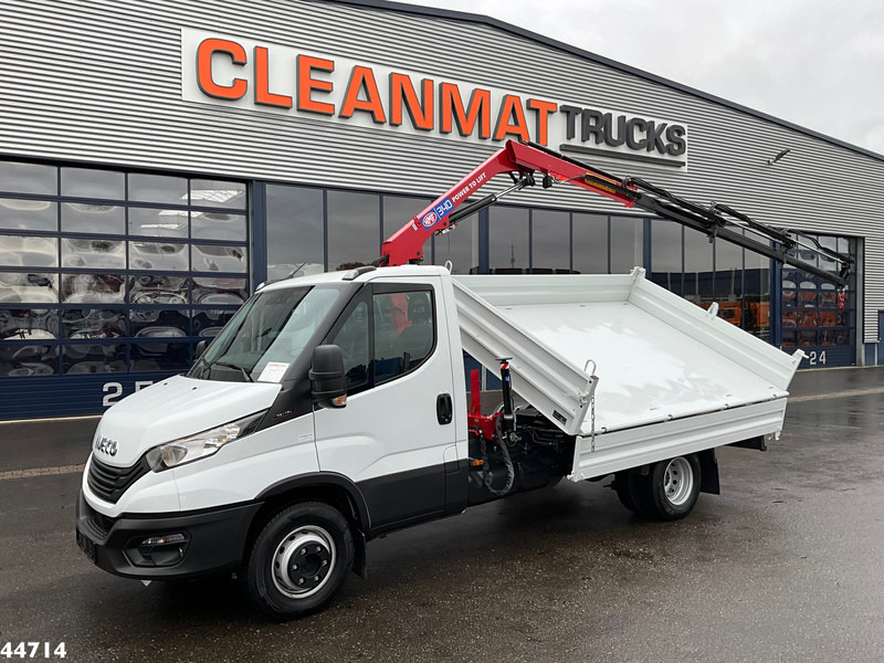 Iveco Daily 72C18 HMF laadkraan 3,4 Tonmeter laadkraan + Meiller 3-zijdige kipper New & Unused!! - Кипер, Камион со кран: слика 2 Iveco Daily 72C18 HMF laadkraan 3,4 Tonmeter laadkraan + Meiller 3-zijdige kipper New & Unused!! - Кипер, Камион со кран: слика 2