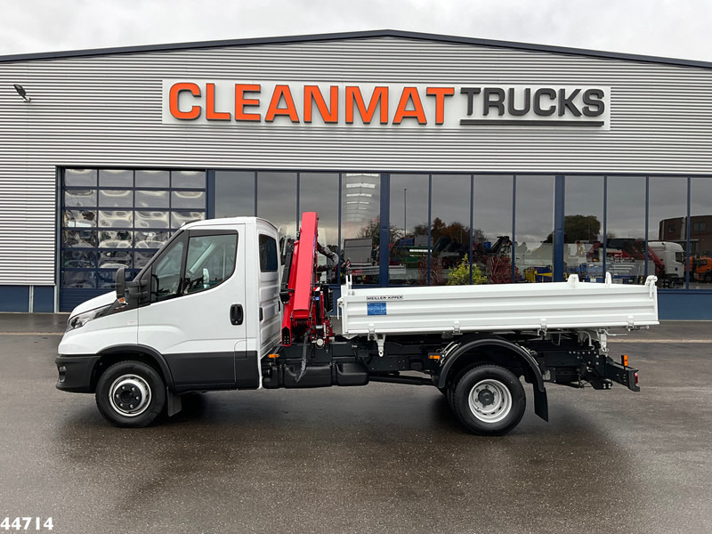 Iveco Daily 72C18 HMF laadkraan 3,4 Tonmeter laadkraan + Meiller 3-zijdige kipper New & Unused!! - Кипер, Камион со кран: слика 4 Iveco Daily 72C18 HMF laadkraan 3,4 Tonmeter laadkraan + Meiller 3-zijdige kipper New & Unused!! - Кипер, Камион со кран: слика 4