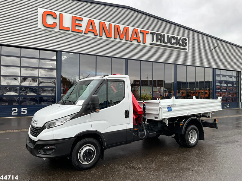 Iveco Daily 72C18 HMF laadkraan 3,4 Tonmeter laadkraan + Meiller 3-zijdige kipper New & Unused!! - Кипер, Камион со кран: слика 3 Iveco Daily 72C18 HMF laadkraan 3,4 Tonmeter laadkraan + Meiller 3-zijdige kipper New & Unused!! - Кипер, Камион со кран: слика 3