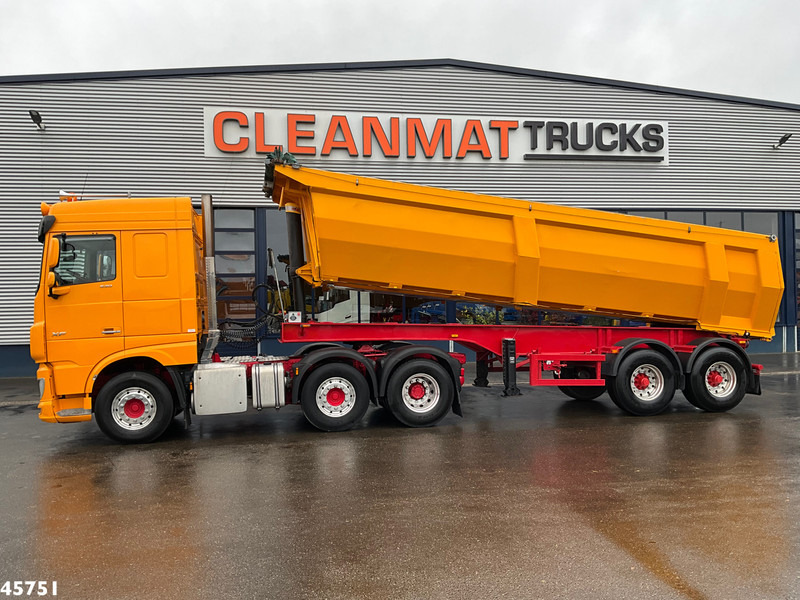 DAF FTG XF 530 6x2 Euro 6 ZF Intarder Kiphydrauliek + OVA 2-assige kipoplegger 32m³ - Камион влекач: слика 1 DAF FTG XF 530 6x2 Euro 6 ZF Intarder Kiphydrauliek + OVA 2-assige kipoplegger 32m³ - Камион влекач: слика 1