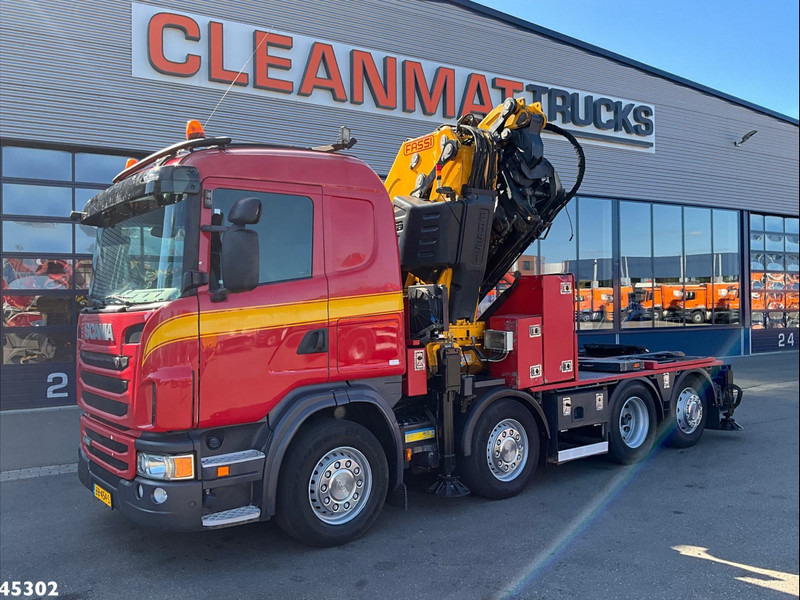 Scania G 480 8x2 Fassi 95 Tonmeter ladkraan + Fly-Jib - Камион влекач: слика 2 Scania G 480 8x2 Fassi 95 Tonmeter ladkraan + Fly-Jib - Камион влекач: слика 2