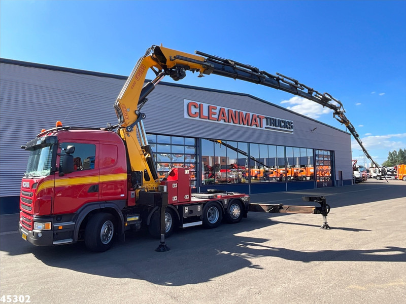 Scania G 480 8x2 Fassi 95 Tonmeter ladkraan + Fly-Jib - Камион влекач: слика 1 Scania G 480 8x2 Fassi 95 Tonmeter ladkraan + Fly-Jib - Камион влекач: слика 1