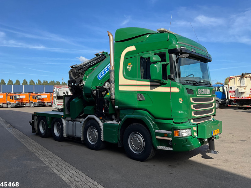 Scania R 490 8x4 Euro 6 Effer 140 Tonmeter laadkraan + Fly-Jib Just 283.508 km - Камион влекач: слика 5 Scania R 490 8x4 Euro 6 Effer 140 Tonmeter laadkraan + Fly-Jib Just 283.508 km - Камион влекач: слика 5