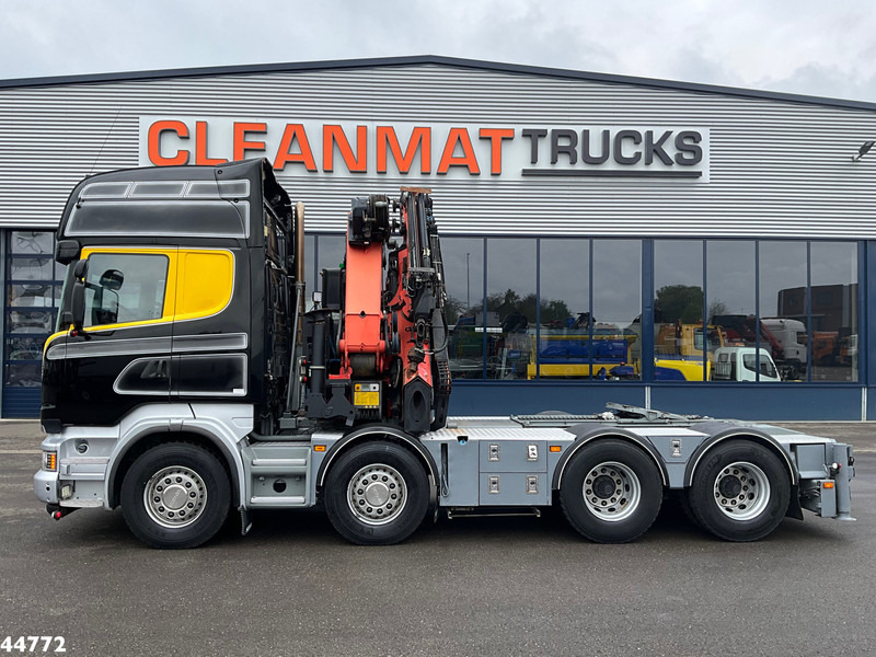 Scania R500 8x4 V8 Retarder Palfinger 53 Tonmeter laadkraan + Fly-Jib - Камион влекач: слика 3 Scania R500 8x4 V8 Retarder Palfinger 53 Tonmeter laadkraan + Fly-Jib - Камион влекач: слика 3