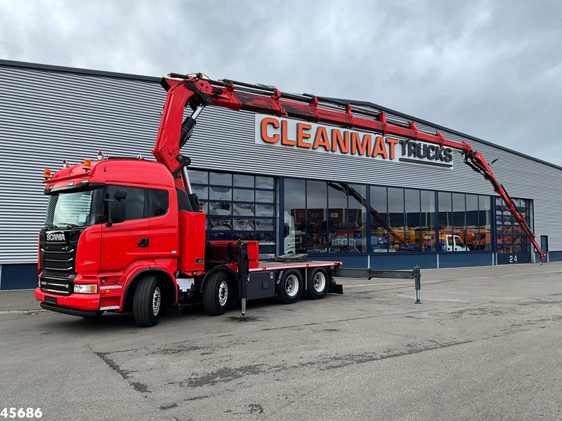 Scania R620 V8 8x4 Hiab 105 Ton/meter laadkraan + Fly-Jib! - Камион влекач: слика 1 Scania R620 V8 8x4 Hiab 105 Ton/meter laadkraan + Fly-Jib! - Камион влекач: слика 1