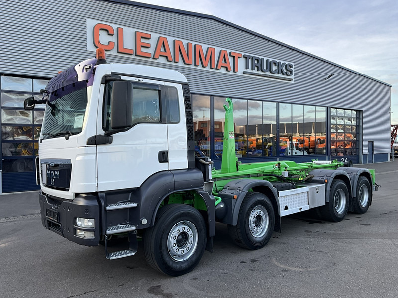MAN TGA 41.440 8x4 Full Steel AJK 26 Ton Haakarmsysteem - Камион со кука за подигање: слика 2 MAN TGA 41.440 8x4 Full Steel AJK 26 Ton Haakarmsysteem - Камион со кука за подигање: слика 2
