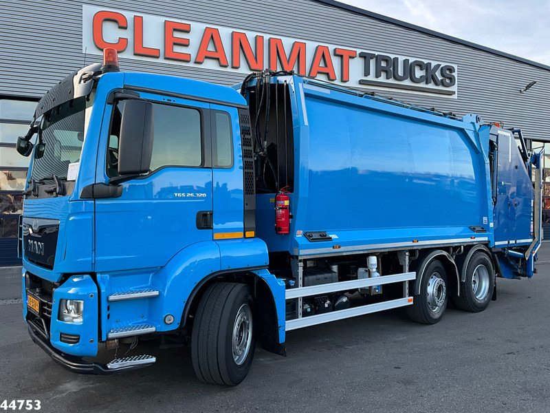MAN TGS 26.320 Euro 6 Geesink 20m³ + Welvaarts weighing system - Камион за ѓубре: слика 1 MAN TGS 26.320 Euro 6 Geesink 20m³ + Welvaarts weighing system - Камион за ѓубре: слика 1