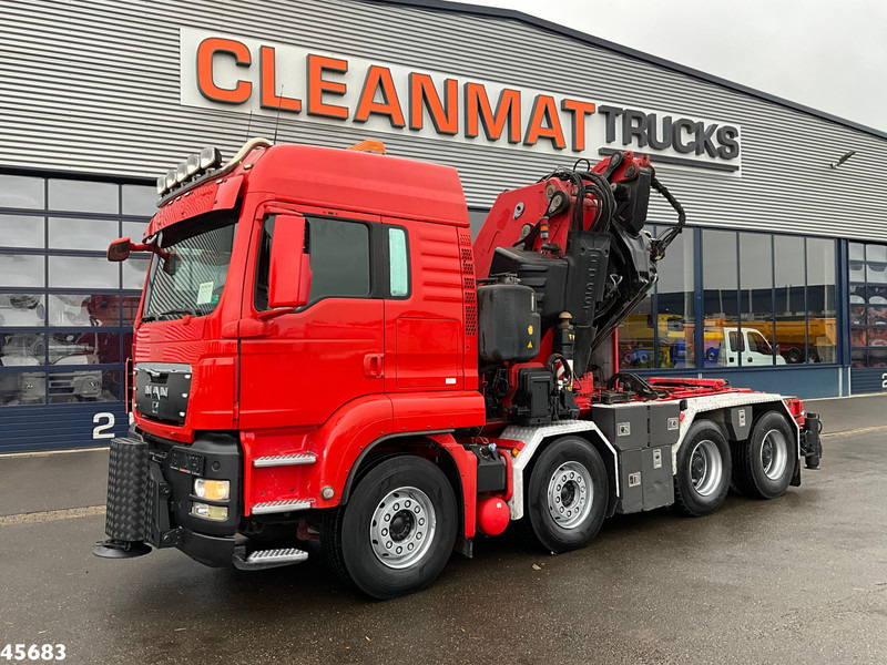 MAN TGS 41.480 8x4 ZF Intarder Fassi 130 Tonmeter laadkraan + Fly-JIb - Камион со кран: слика 2 MAN TGS 41.480 8x4 ZF Intarder Fassi 130 Tonmeter laadkraan + Fly-JIb - Камион со кран: слика 2