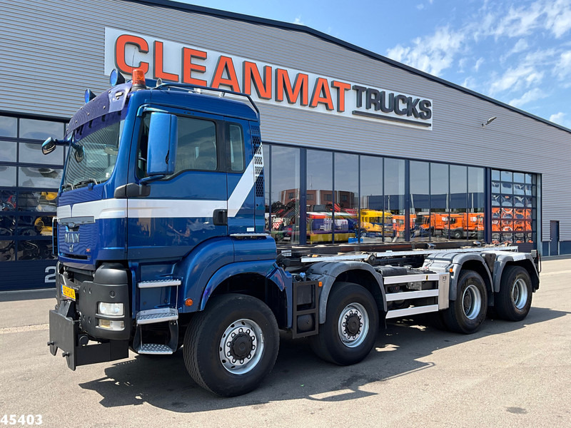 MAN TGS 43.440 8x8 HTS 30 Ton containersysteem + Vossebelt 20m³ container - Камион со кабелски систем: слика 4 MAN TGS 43.440 8x8 HTS 30 Ton containersysteem + Vossebelt 20m³ container - Камион со кабелски систем: слика 4