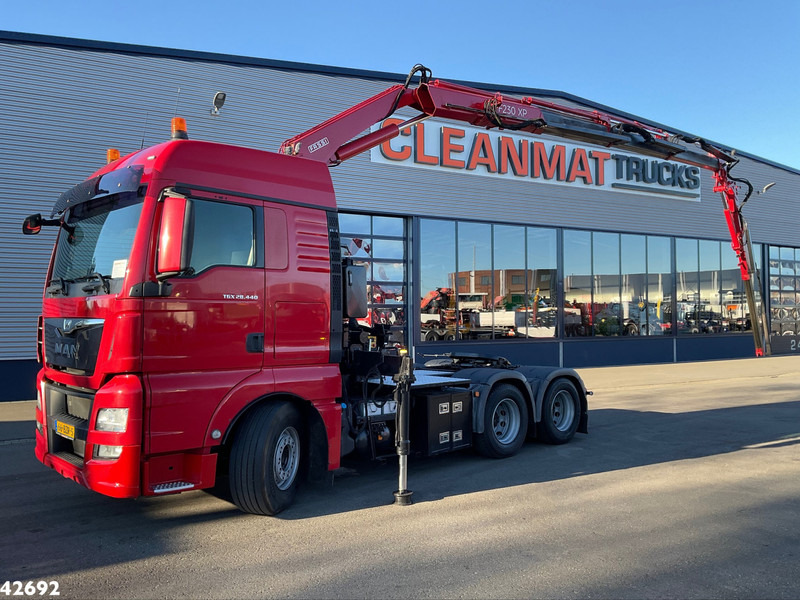 MAN TGX 28.440 Euro 6 Fassi 23 Tonmeter laadkraan + Fly-Jib - Камион со кран: слика 1 MAN TGX 28.440 Euro 6 Fassi 23 Tonmeter laadkraan + Fly-Jib - Камион со кран: слика 1