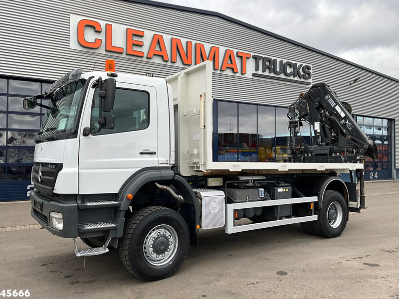 Mercedes-Benz AXOR 1929 4x4 VDL 14 Ton haakarmsysteem + Laadplateau met Hiab 14 Tonmeter laadkraan - Камион со кран: слика 3 Mercedes-Benz AXOR 1929 4x4 VDL 14 Ton haakarmsysteem + Laadplateau met Hiab 14 Tonmeter laadkraan - Камион со кран: слика 3