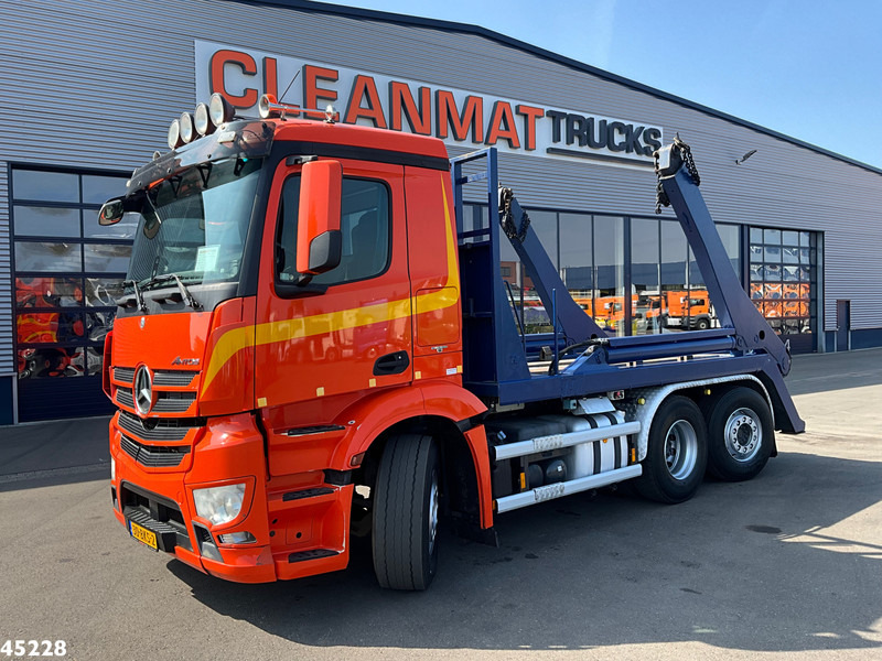 Mercedes-Benz Antos 2542 6x2 Euro 6 Hyva 18 portaalarmsysteem - Камион за подигање контејнери: слика 1 Mercedes-Benz Antos 2542 6x2 Euro 6 Hyva 18 portaalarmsysteem - Камион за подигање контејнери: слика 1