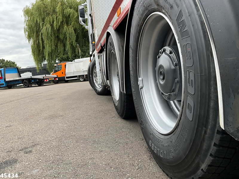 Камион со кран Mercedes-Benz Arocs 3251 8x4 Euro 6 Retarder HMF 85 Tonmeter laadkraan Fly-Jib: слика 11