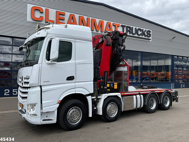 Mercedes-Benz Arocs 3251 8x4 Euro 6 Retarder HMF 85 Tonmeter laadkraan Fly-Jib - Камион со кран: слика 2 Mercedes-Benz Arocs 3251 8x4 Euro 6 Retarder HMF 85 Tonmeter laadkraan Fly-Jib - Камион со кран: слика 2