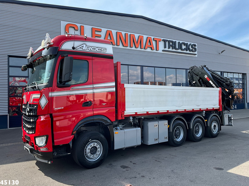 Mercedes-Benz Arocs 3263 8x4 Euro 6 Hiab 37 Tonmeter laadkraan + Fly-Jib - Кипер, Камион со кран: слика 4 Mercedes-Benz Arocs 3263 8x4 Euro 6 Hiab 37 Tonmeter laadkraan + Fly-Jib - Кипер, Камион со кран: слика 4
