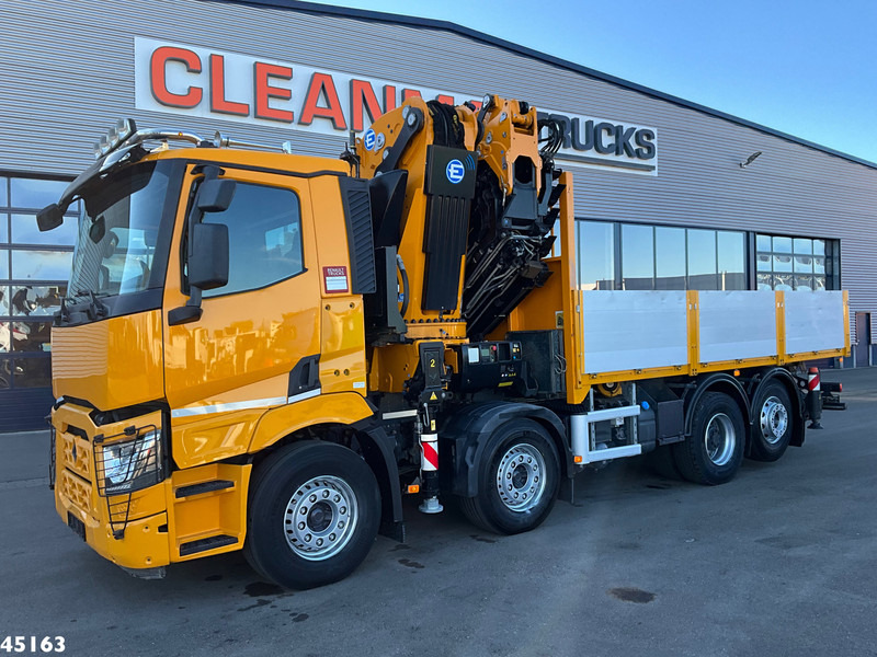 Renault C 380 8x2 Euro 6 Effer 95 Tonmeter laadkraan + Fly-Jib Just 39.453 km! - Камион со кран: слика 3 Renault C 380 8x2 Euro 6 Effer 95 Tonmeter laadkraan + Fly-Jib Just 39.453 km! - Камион со кран: слика 3