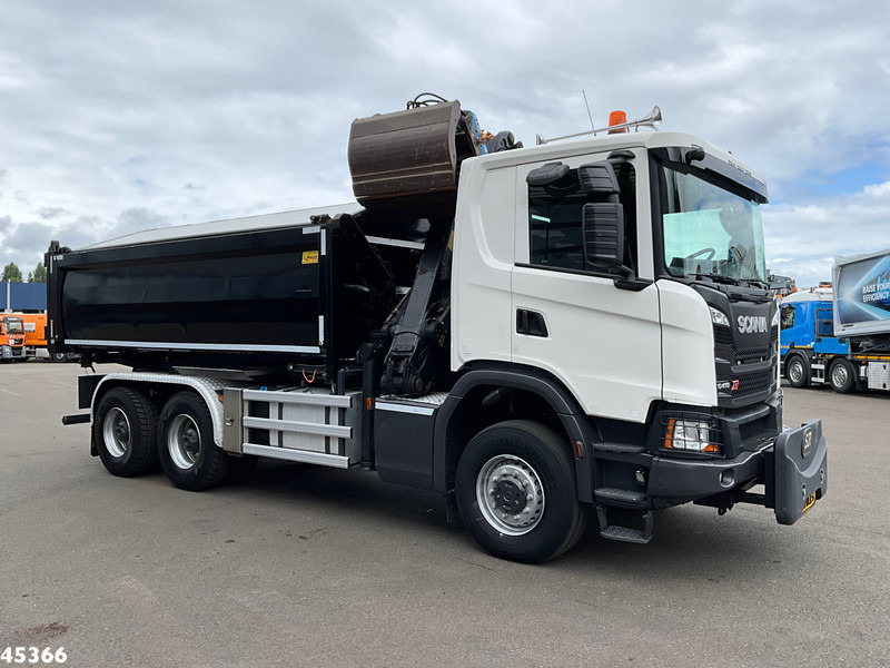Scania G 410 6x6 Euro 6 Palfinger 17 Tonmeter Z-kraan - Кипер, Камион со кран: слика 4 Scania G 410 6x6 Euro 6 Palfinger 17 Tonmeter Z-kraan - Кипер, Камион со кран: слика 4