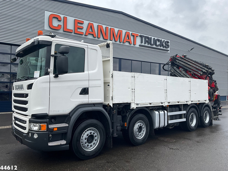 Scania G 450 8x4 Euro 6 Fassi 66 Tonmeter laadkraan + Fly-jib Just 176.555 Km! - Камион со кран: слика 2 Scania G 450 8x4 Euro 6 Fassi 66 Tonmeter laadkraan + Fly-jib Just 176.555 Km! - Камион со кран: слика 2