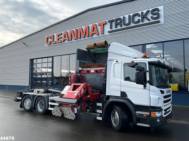 Scania P 280 6x2 Euro 6 VDL Translift zijlader Just 159.334 km! - Камион за ѓубре: слика 1 Scania P 280 6x2 Euro 6 VDL Translift zijlader Just 159.334 km! - Камион за ѓубре: слика 1