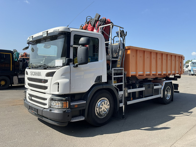 Scania P 320 HMF 12 Tonmeter Z-kraan + Kipper 11m³ - Кипер, Камион со кран: слика 3 Scania P 320 HMF 12 Tonmeter Z-kraan + Kipper 11m³ - Кипер, Камион со кран: слика 3