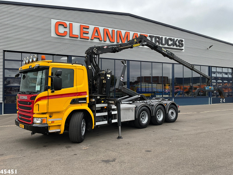 Scania P 410 8x4 Euro 6 Palfinger 14 Tonmeter Z-kraan - Камион со кука за подигање, Камион со кран: слика 1 Scania P 410 8x4 Euro 6 Palfinger 14 Tonmeter Z-kraan - Камион со кука за подигање, Камион со кран: слика 1