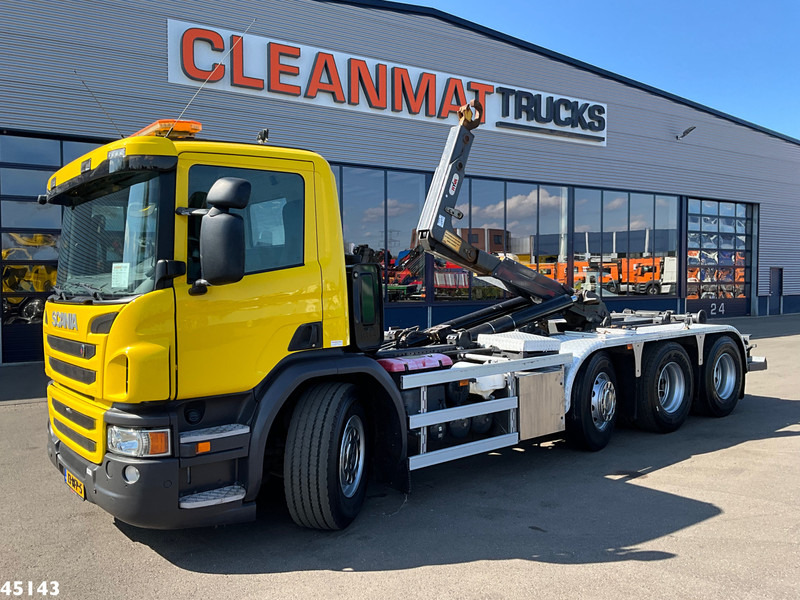Scania P 450 Euro 6 Hyvalift 26 Ton haakarmsysteem - Камион со кука за подигање: слика 1 Scania P 450 Euro 6 Hyvalift 26 Ton haakarmsysteem - Камион со кука за подигање: слика 1