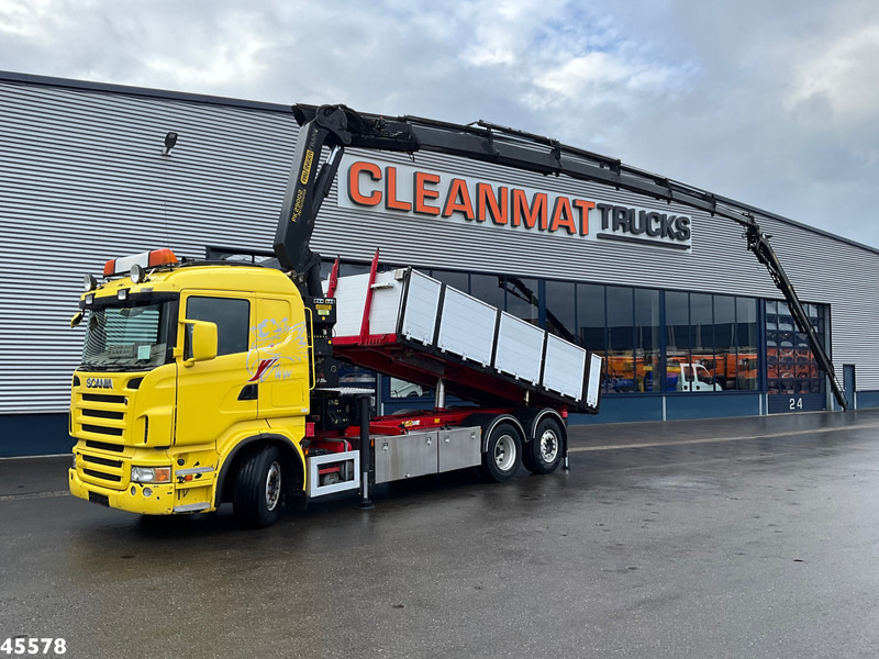 Scania R 380 Palfinger 29 Tonmeter laadkraan + Fly-Jib - Кипер, Камион со кран: слика 1 Scania R 380 Palfinger 29 Tonmeter laadkraan + Fly-Jib - Кипер, Камион со кран: слика 1