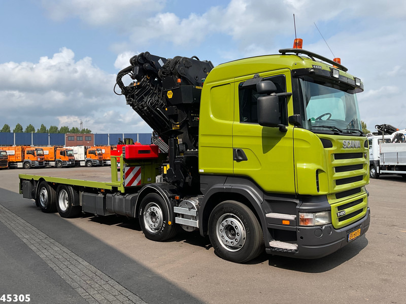 Scania R 420 8x2 manual Palfinger 85 Tonmeter laadkraan + Fly-Jib - Камион со кран: слика 4 Scania R 420 8x2 manual Palfinger 85 Tonmeter laadkraan + Fly-Jib - Камион со кран: слика 4