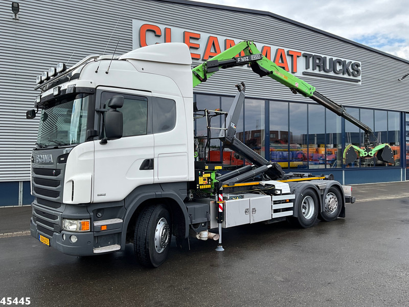 Scania R 440 Euro 6 Retarder Fassi 16 Tonmeter Z-kraan (bouwjaar 2018) - Камион со кука за подигање, Камион со кран: слика 1 Scania R 440 Euro 6 Retarder Fassi 16 Tonmeter Z-kraan (bouwjaar 2018) - Камион со кука за подигање, Камион со кран: слика 1