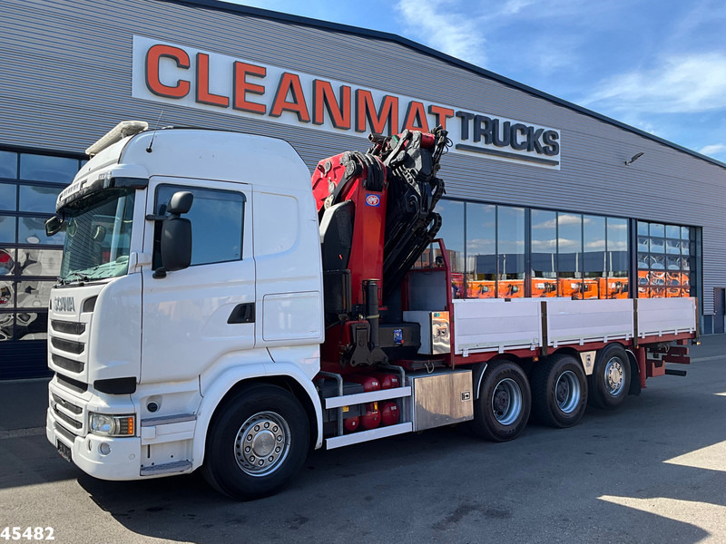 Scania R 490 8x4 Euro 6 Retarder HMF 60 Tonmeter laadkraan + Fly-Jib - Камион со кран: слика 2 Scania R 490 8x4 Euro 6 Retarder HMF 60 Tonmeter laadkraan + Fly-Jib - Камион со кран: слика 2