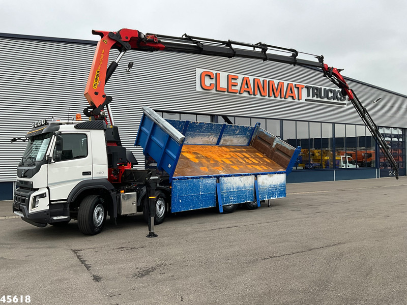 Volvo FMX 460 8x4 Euro 6 Palfinger 42 Tonmeter laadkraan + Fly-Jib! - Кипер, Камион со кран: слика 1 Volvo FMX 460 8x4 Euro 6 Palfinger 42 Tonmeter laadkraan + Fly-Jib! - Кипер, Камион со кран: слика 1
