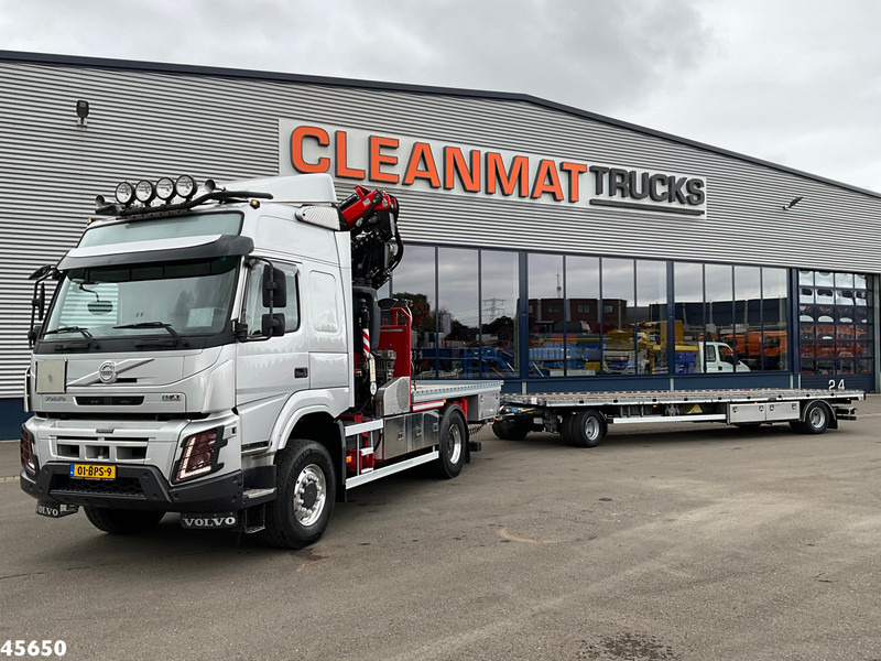 Volvo FMX 500 4x4 Fassi 31 Tonmeter laadkraan + Fly-Jib + Jumbo 2-assige aanhangwagen - Камион со кран: слика 1 Volvo FMX 500 4x4 Fassi 31 Tonmeter laadkraan + Fly-Jib + Jumbo 2-assige aanhangwagen - Камион со кран: слика 1