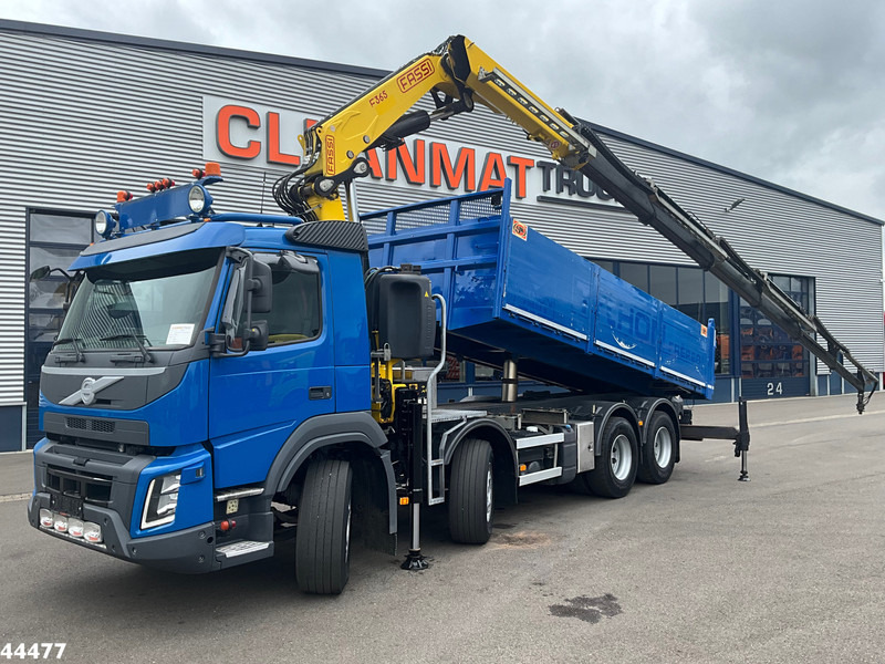 Volvo FMX 540 8x4 Euro 6 Fassi 36 Tonmeter laadkraan - Кипер, Камион со кран: слика 1 Volvo FMX 540 8x4 Euro 6 Fassi 36 Tonmeter laadkraan - Кипер, Камион со кран: слика 1