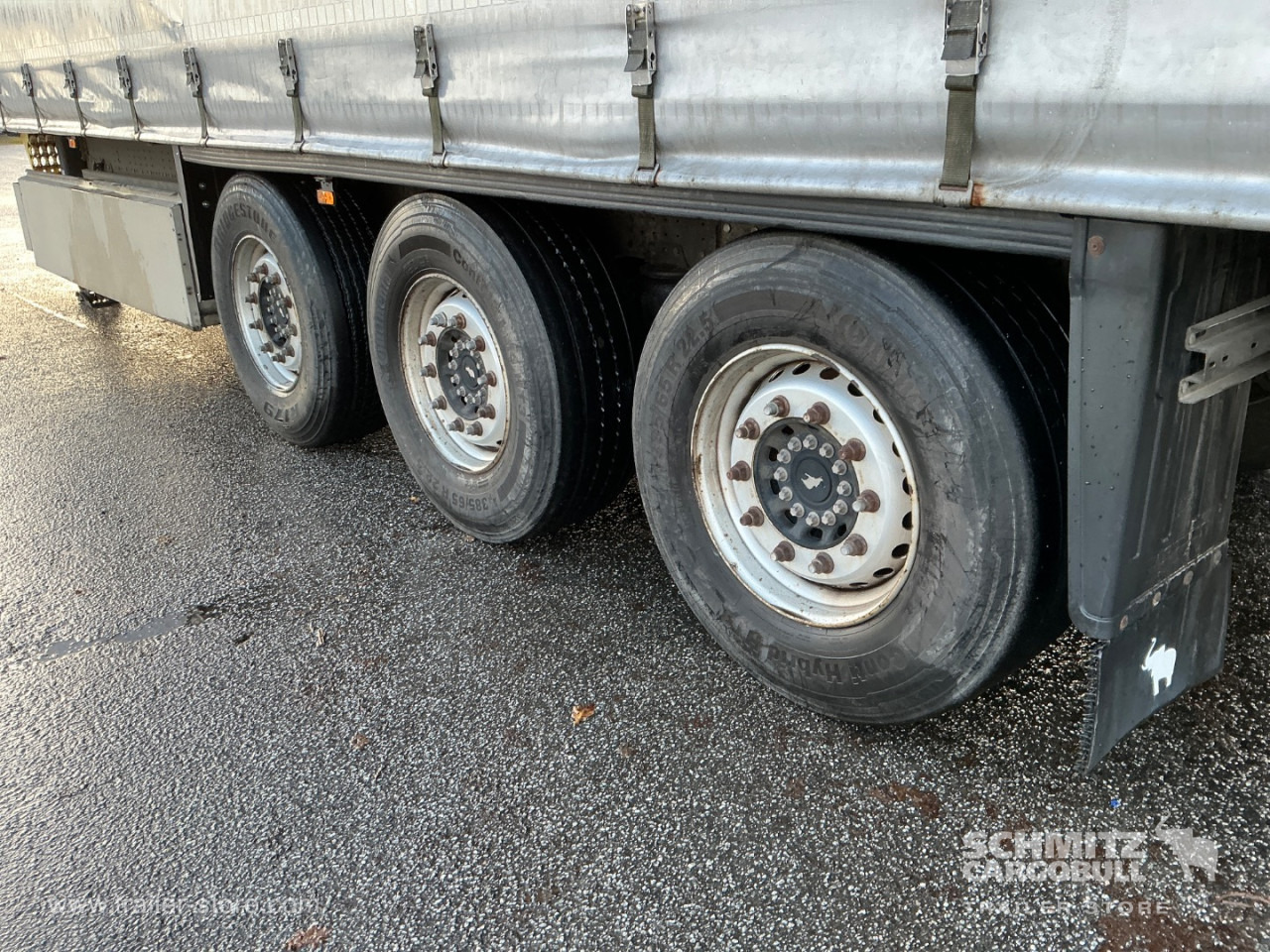 SCHMITZ Curtainsider Standard , Folding wall right - Полуприколка со церада: слика 3 SCHMITZ Curtainsider Standard , Folding wall right - Полуприколка со церада: слика 3