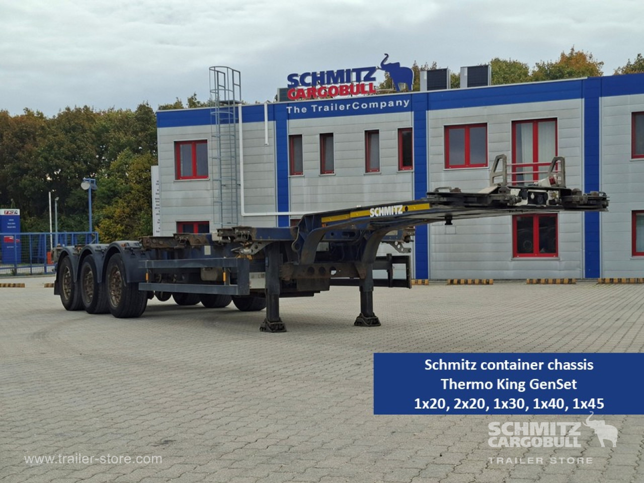 SCHMITZ Containerchassis Standard - Транспортер на контејнер/ Полуприколка со променливо тело: слика 1 SCHMITZ Containerchassis Standard - Транспортер на контејнер/ Полуприколка со променливо тело: слика 1
