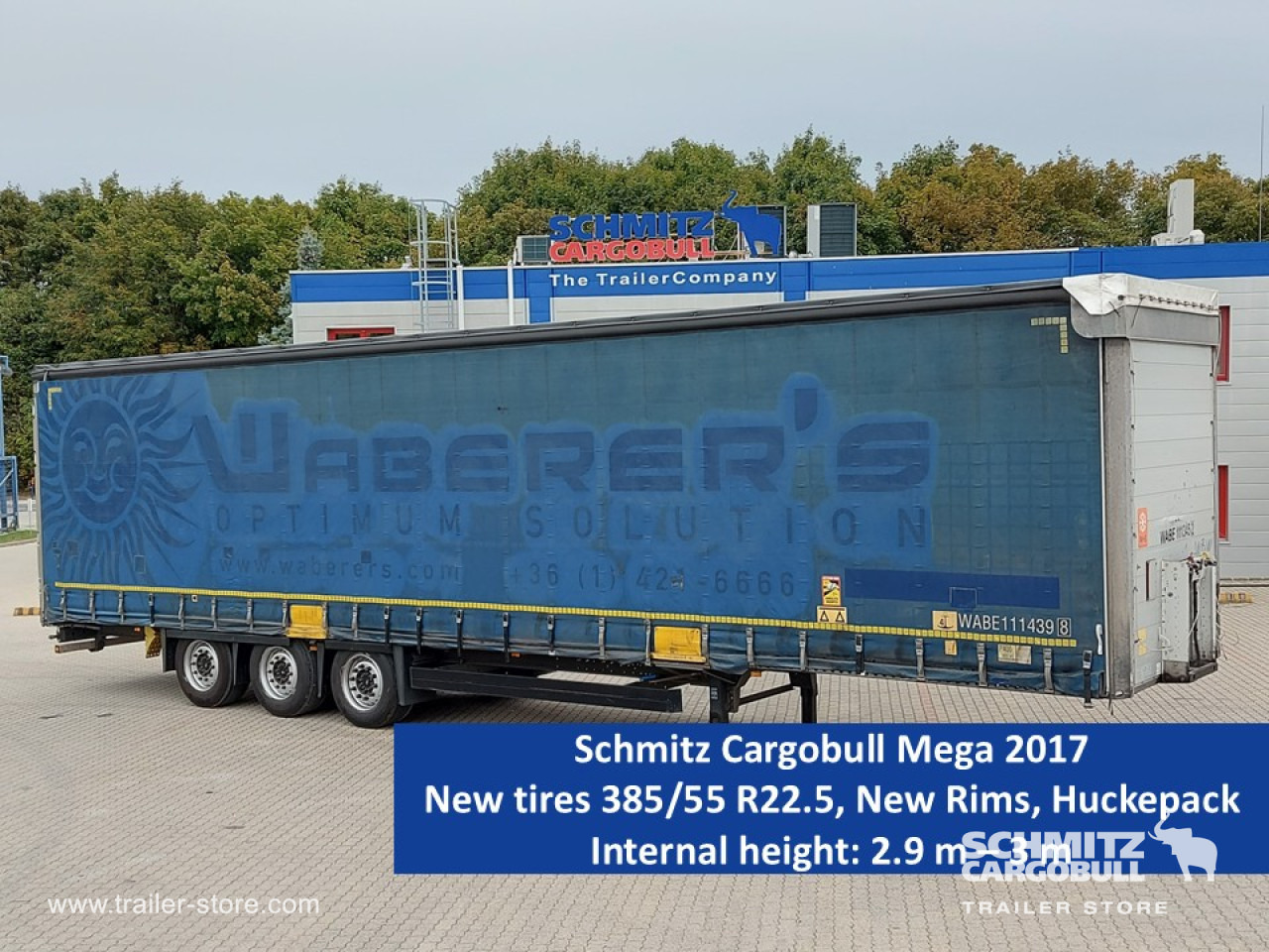 SCHMITZ Curtainsider Mega - Полуприколка со церада: слика 1 SCHMITZ Curtainsider Mega - Полуприколка со церада: слика 1