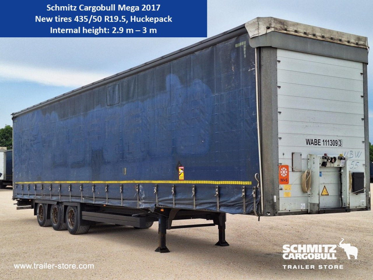 SCHMITZ Curtainsider Mega - Полуприколка со церада: слика 1 SCHMITZ Curtainsider Mega - Полуприколка со церада: слика 1