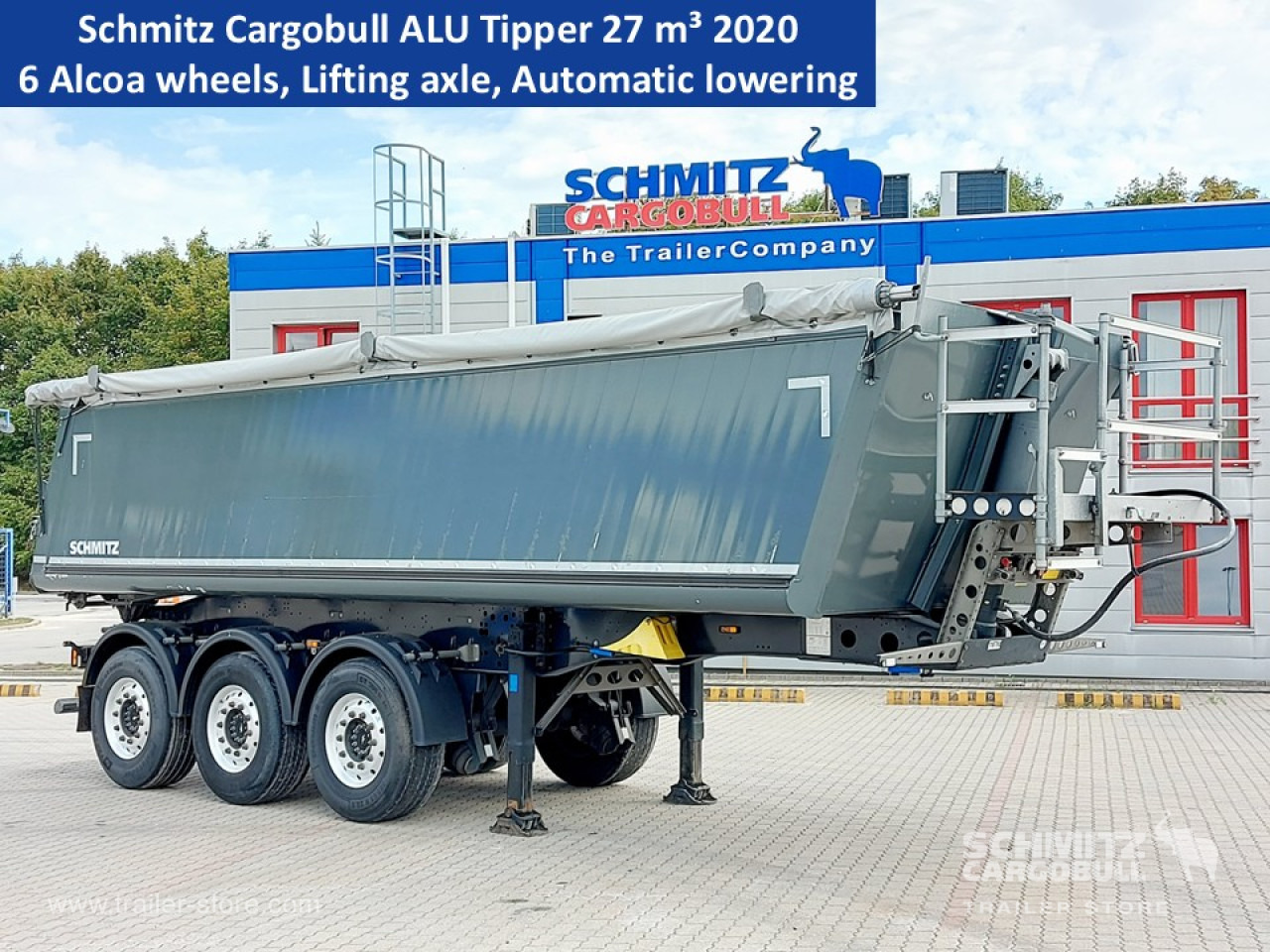 SCHMITZ Tipper Alu-square sided body 27m³ - Кипер полуприколка: слика 1 SCHMITZ Tipper Alu-square sided body 27m³ - Кипер полуприколка: слика 1