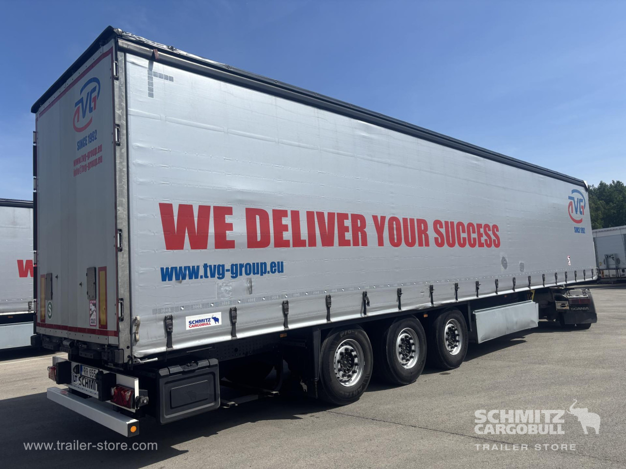 SCHMITZ Curtainsider Standard - Полуприколка со церада: слика 1 SCHMITZ Curtainsider Standard - Полуприколка со церада: слика 1