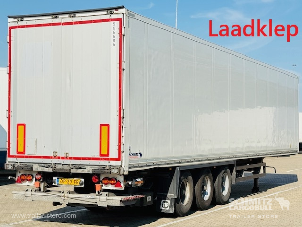 SCHMITZ Oplegger Kasten Standard Taillift - Полуприколка сандучар: слика 1 SCHMITZ Oplegger Kasten Standard Taillift - Полуприколка сандучар: слика 1