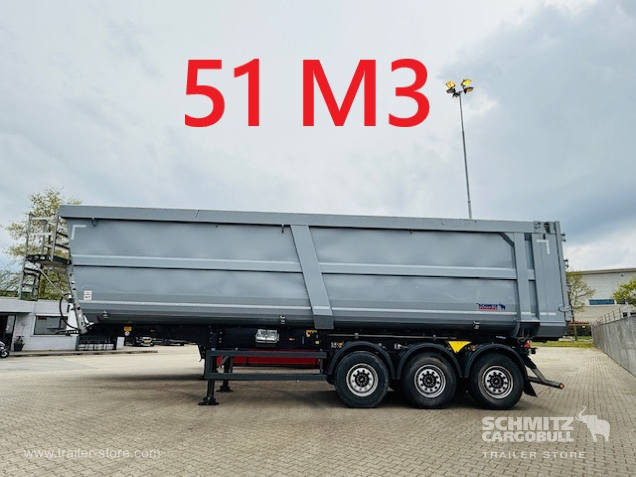 SCHMITZ Oplegger Kipper Staal rond 51m³ - Кипер полуприколка: слика 1 SCHMITZ Oplegger Kipper Staal rond 51m³ - Кипер полуприколка: слика 1